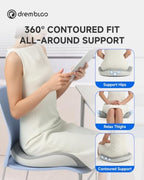 Extra Large Seat Cushion, Office Chair Cushions for Long Sitting Comfort - Image 6