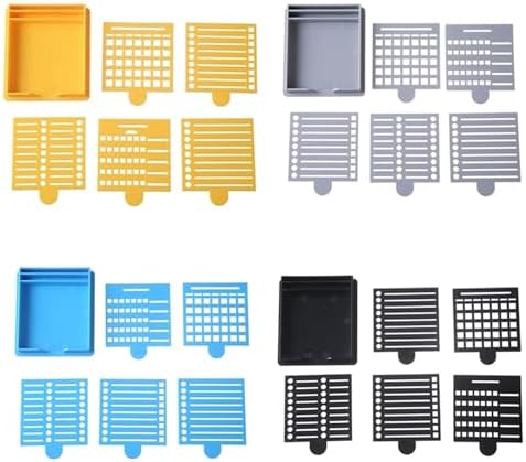 Sticky Note Holder with Template Dispenser for 3x3 Notes Desk Organizer 2 Pack - Image 5