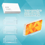 65 Pcs Business Card Holder Transparent Acrylic Postcard Display Holder Desktop Style Card Stand for Home Office Desk Table - Image 3