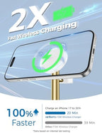 Mag-Safe Charger 3 in 1 Charging Station for iPhone Apple Watch AirPods - Image 2