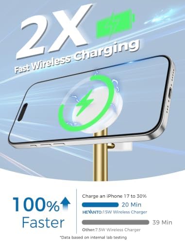 Mag-Safe Charger 3 in 1 Charging Station for iPhone Apple Watch AirPods - Image 2