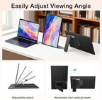 Portable Monitor 16" 1200P FHD Horizontal Vertical with Speaker - Image 4