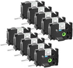 10 Pack TZe-261 36mm Label Tape Compatible for Brother Ptouch TZ-261 TZe261 by greencycle