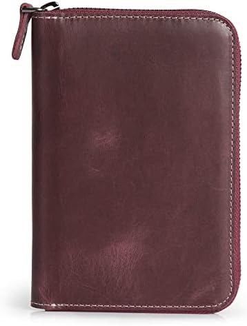 Londo Genuine Leather Padfolio – Portfolio Folder with Pencil Holder, Notepad & Zipper Closure for Business, Office & Travel - Image 4