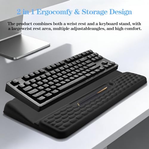 Ergonomic Keyboard Stand with Wrist Rest, Computer Wrist Support Pad - Image 5