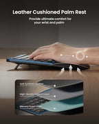 ProtoArc EKM01 Plus Wireless Ergonomic Keyboard Mouse Combo - Blue - Image 3