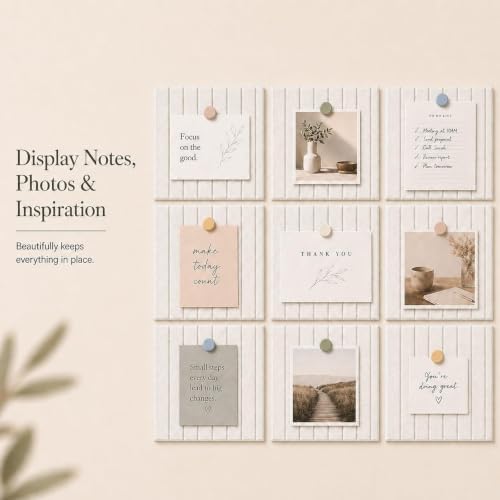 Stripe Felt Bulletin Board Tiles, Cork Board Alternative 48 x 36 in - Image 5