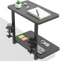 VIVO Black Clamp-on 16" Flexible Shelving Unit, DESK-SHELF2CS by VIVO