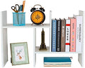 PAG-Mass Desktop Bookshelf Freestanding Wooden Countertop Bookcase Accessories Organizer Display Rack Dorm Desk Storage Shelf by PAG