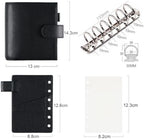Moterm Pocket Luxe Rings Planner - Genuine Leather Binder Organizer (Pebble-Black, 30mm Ring) - Image 6