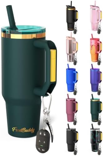 Frost Buddy Thicc Buddy 40oz Tumbler - Stainless Steel (Emerald Elegance) by FrostBuddy
