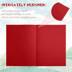 Fainne 80 Pcs 80 Pieces Certificate Holders Diploma Holder, Bright Red - Image 5