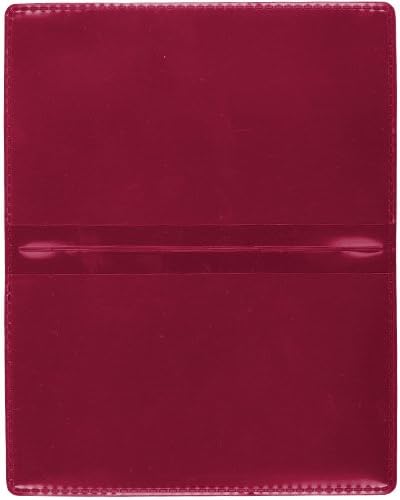 STORE SMART - Metallic Maroon Folding Business Card Holders - 10 Pack - Polypropylene Plastic (RPP2915MM-10) - Image 2