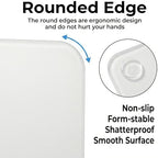 Glass Gaming Mousepad, 13x16 inch White Tempered Glass Mousepad, Professional Esport MousePads - Image 3