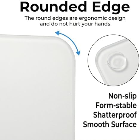 Glass Gaming Mousepad, 13x16 inch White Tempered Glass Mousepad, Professional Esport MousePads - Image 3