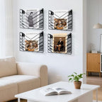 Wall Mounted Magazine Rack, Wall Mounted File Organizer - Image 2