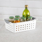 Sterilite Small Ultra Basket Plastic Storage Organizer Bin, White, 36-Pack - Image 4