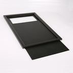 M&T Displays Slide In Frame Black 18x24 Inch Poster Holder 0.93" Aluminum Profile Top Loading Wall Mounting Photo Certificate Sign Holder Easy Change Mitered Corner with Anti Glare PET Cover - Image 6