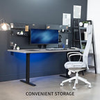 VIVO Black Clamp-on 60 x 24 inch Desk Pegboard, PP-DK30B-2 - Image 6
