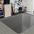 Area Floor Mat for Home, 4'×6' Translucent Black No Slip Waterproof Vinyl Area Rug for Hard Floor, Spill Resistant Floor Protector Cover for Kitchen, Easy Clean Splat Mat for Under High Chair by ZPAIAreaFloorProtector