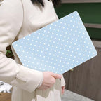 MEEgoodo for M5/M4/M3/M2 MacBook Air 15 inch Case 2026 2025 2024 2023, Case Fit Model (A3448/A3241/A3114/A2941) for MacBook Air 15.3 inch, Blue & White Polka Dots - Image 6