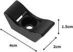 Panduit TMEH-S25-C0 Extra Heavy Cable Tie Mount, 1/4 Screw, Weather Resistant, Nylon, Black (Pack of 100) - Image 4