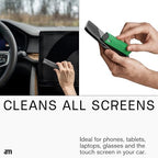 am Screen Cleaner Mist Spray with Microfiber Cloth Around – Alcohol-Free, Streak-Free Screen Cleaning Kit for Smartphones, Tablets, Laptops, Smart TVs & Car Screens, 1 Pack, Green - Image 6
