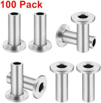 CKE T316 Stainless Steel Protector Sleeve for Cable Railing System, 100 Pack for 1/8" Wire Rope Cable Railing Kit, Protective Sleeve for Wood Posts with Drill Bit, CR01 - Image 4