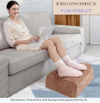 Work Foot Rest Under Desk,Comfort Foot Rest for Couch - Image 3