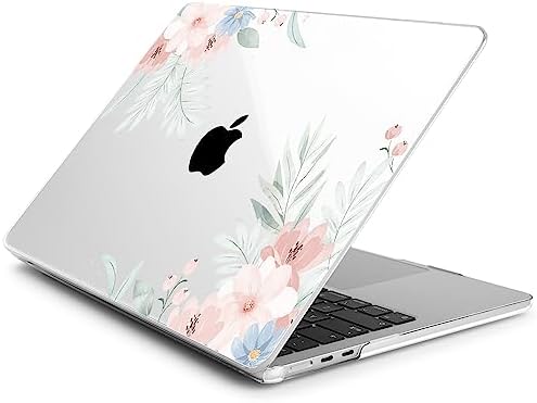 Batianda LumiArt Case for MacBook Air 13.6" M2-M5 Chip, Pastel Floral - Image 2