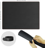 ZORESYN PU Leather Desk Mat 31.5 x 23.6 Inch (Black) - Image 2