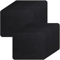 Crtiin 50 Pack Mouse Pad Bulk Pack, 9.84 x 11.81 Inch, Black by Crtiin