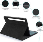 Keyboard Case for Samsung Galaxy Tab S10 Lite/S10 FE/S9 FE 5G 10.9"/S9,Mouse and 7 Color Backlit Keyboard,Pencil Holder, Magnetic Detachable,Premium PU Leather Cover with Auto Sleep/Wake,Black - Image 4