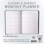 Gallery Leather Desk Monthly Planner 2026-2027 Acadia Wild Rose - Image 2