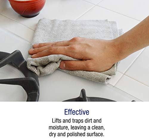 Ultra-Cut Absorbent Microfiber Towels, Silver-Embedded, Lint & Scratch-Free, for Home, Lab, & Dairy Industry Use, 12x12 Inches 25-Pack - Image 5