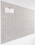 Slated Felt Bulletin Board Tiles | Cork Board Alternative for Walls | Wall Panels for Office & Home Decor | Aesthetic Pinboard & Photo Board | 12-Pack (11.8" x 11.8") with Adhesive | Barista by DesignerManufacturerofInnovativeBulletinBoardSolutionsforHomeOffice