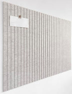 Slated Felt Bulletin Board Tiles | Cork Board Alternative for Walls | Wall Panels for Office & Home Decor | Aesthetic Pinboard & Photo Board | 12-Pack (11.8" x 11.8") with Adhesive | Barista by DesignerManufacturerofInnovativeBulletinBoardSolutionsforHomeOffice