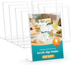Dynta Acrylic Sign Holder 8.5 x 11 Inches by Dynta