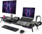 Fenge 42.5-Inch Monitor Stand Riser with Laptop, Phone & Headphone Holders by Fenge