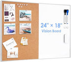 ARCOBIS Cork Board White Board Combo by ARCOBIS