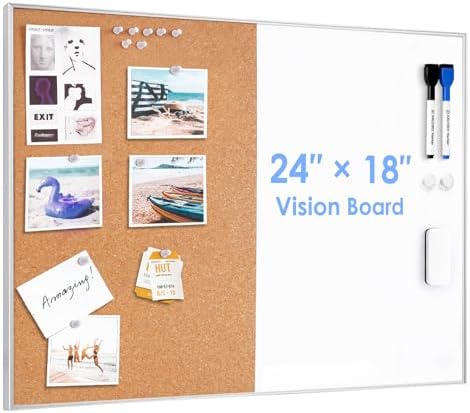 ARCOBIS Cork Board White Board Combo by ARCOBIS