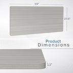 VIVO Dark Gray 60 x 24 inch Solid Table Top, DESK-TOP60G - Image 3