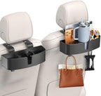 MAGJIEYX Car Headrest Cup Holder for Back Seat Organizer for Multi-Hanging Snack Storage Box with Strong Hooks for Kids and Backseat Passengers Share Rid for Travel Accessories（2-Pack） by MAGJIEYX