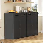 INTERGREAT Metal Garage Storage Cabinets with Lock,Steel Storage Cabinet with Drawer and 2 Adjustable Shelves, Small Lockable Office Steel Cabinet for Home, Warehouse, School, Black - Image 7