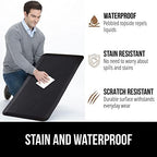 GORILLA GRIP Cushioned Antifatigue Kitchen Mat for Floor, 39x20, Black - Image 4