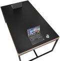 Vyaaa 70.8"x39.3" PU Leather Large Desk Mat (Black) - XXL Extended Mouse pad, Office Desk Protector, Non-Slip Computer Desk pad for Office, Gaming, Home by Vyaaa