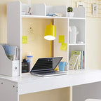 Classic Dorm Desk Bookshelf - White - Image 5