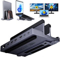 Laptop Docking Station Stand Dual 4K Monitor: QUUGE USB C Docking Station Dual Monitor for Laptop, 2 HDMI (Single 4K@120Hz), 2 USB3.0 Ports, 100W PD, RJ45 Ethernet, Universal Laptop Stand USB C Dock by QUUGE
