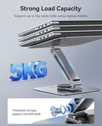 ORICO Adjustable Laptop Stand with 360° Rotating Base, Aluminum ST10-Silver - Image 4