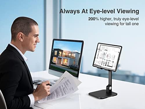 elitehood Aluminum iPad Stand for Desk, Ultra-Stable iPad Holder Stand - Image 3